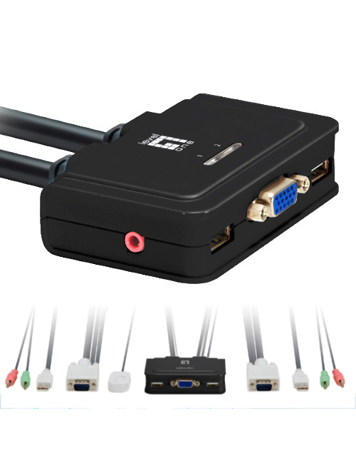 Conmutador kvm leven one kvm - 0223 vga