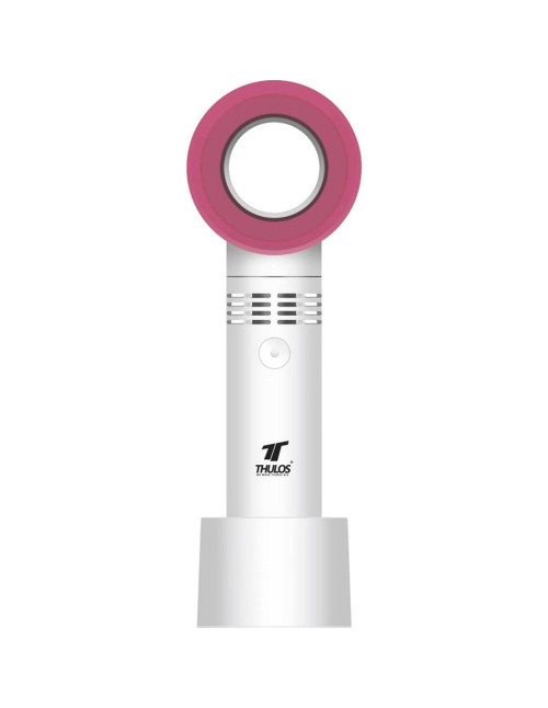 Ventilador portatil thulos th - mfn - 03 blanco rosa