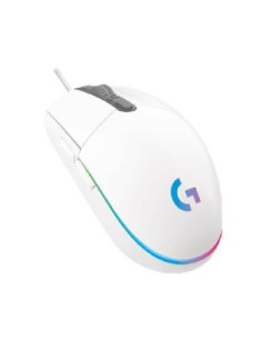 Mouse raton logitech g102 lightsync blanco
