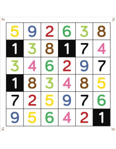 Tapete numeros tilk bee - bot blue - bot