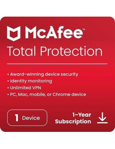 Antivirus mcafee total proteccion 1 dispositivo