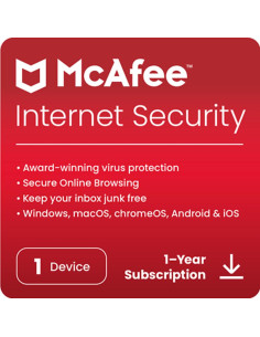 Antivirus mcafee internet security 1 dispositivo