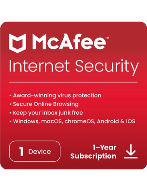 Antivirus mcafee internet security 1 dispositivo