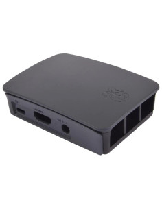 Carcasa raspberry pi 3 negra y