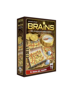 Juego mesa brains mapa del tesoro