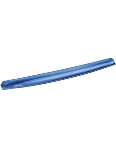 Reposamuñecas teclado fellowes gel crystal azul