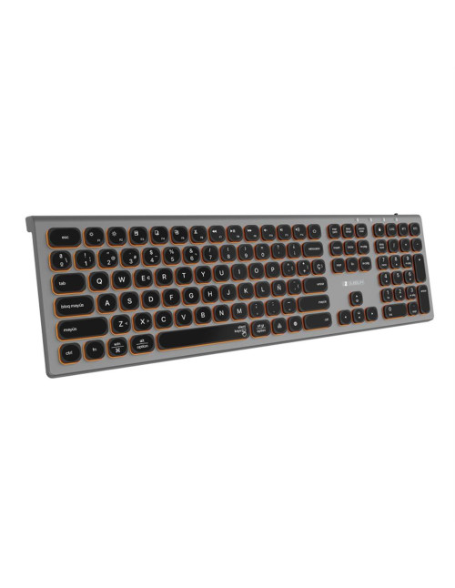 Teclado subblim master iluminado ext inalambrico