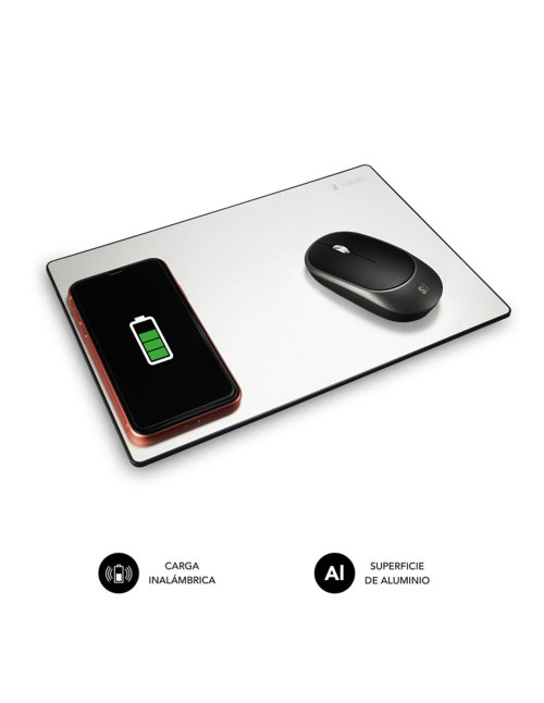 Alfombrilla cargador subblim mousepad wireless charger