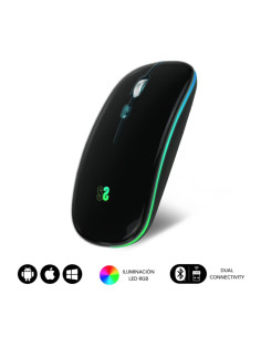 Raton inalambrico subblim submo - ldflat1 negro