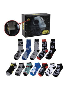 Pack calcetines 12 piezas star wars