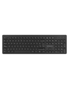 Teclado inalambrico qwerty phoenix k200 negro