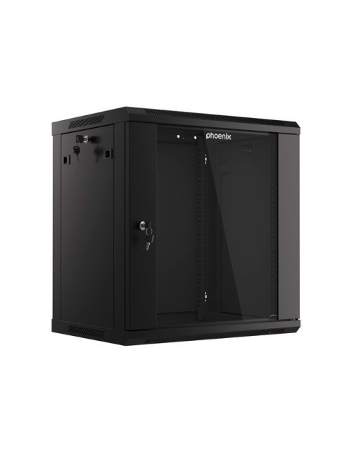 Armario rack phoenix 12u 600x450x640 auto - ensamblado