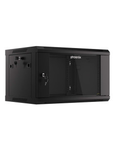 Armario rack phoenix 6u 600x450x368 auto - ensamblado