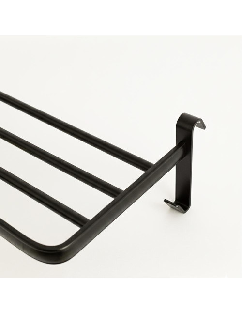 Yoevu repisa negra con ganchos compatible