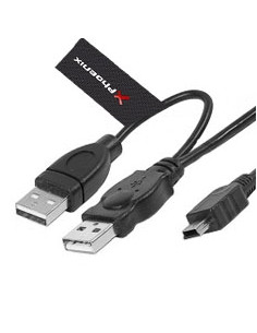 Cable 2 conectores usb 2.0 a