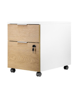 Cajonera phoenix artisan combinación blanca y