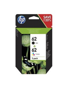 Pack cartucho tinta hp n9j71ae nº62