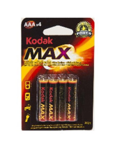 Blister pilas kodak alcalina max aaa