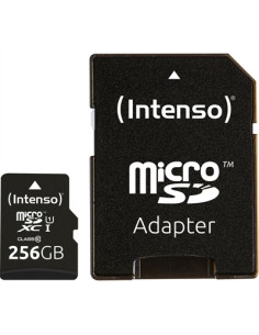 Tarjeta memoria micro sd intenso 256gb