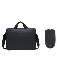 Maletin nilox portatil 15.6 pulgadas negro +
