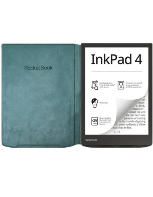 Pocketbook funda 743 flip cover verde