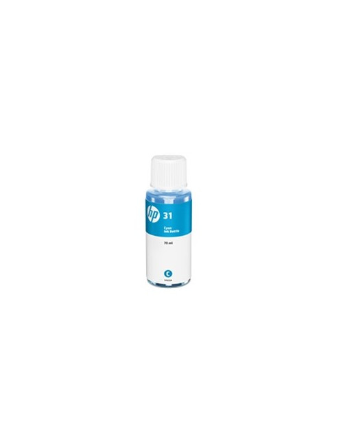 Botella tinta hp 31 cian 70ml