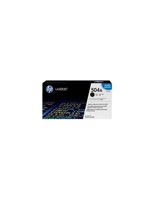 Toner hp 504a ce250a negro 5000