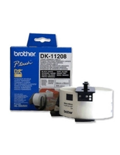 Etiquetas papel precortada brother dk11208 38