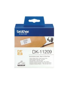 Etiquetas papel precortada brother dk11209 29