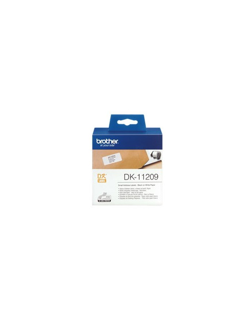 Etiquetas papel precortada brother dk11209 29