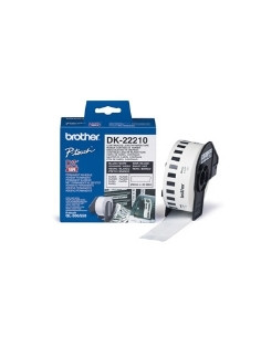 Etiquetas cinta continua brother blanca dk22210