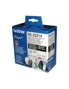 Etiquetas cinta continua brother blanca dk22214