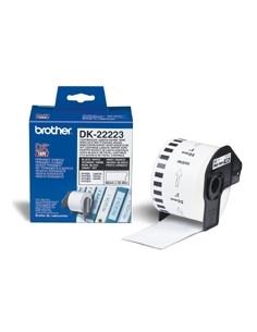 Etiquetas cinta continua brother blanca dk22223