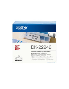 Etiquetas cinta continua brother dk - 22246 papel