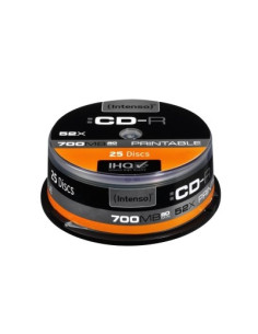 Tarrina cd - r virgenes intenso printable 700mb