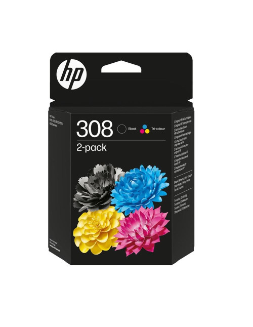 Pack cartuchos tinta hp 308 negra