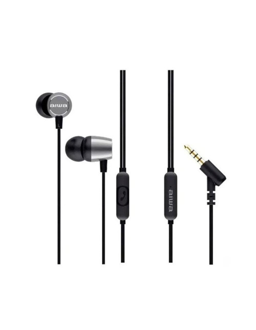 Auricular aiwa estm - 30sl jack 3.5mm negro
