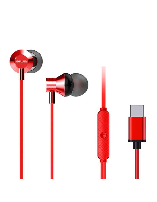 Auriculares aiwa estm - 50usb - c rd usb tipo