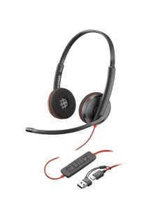 Auriculares poly blackwire 3220 estéreo usb - c