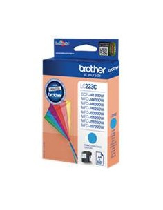 Cartucho tinta brother lc223cbp cian 550