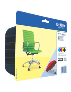 Pack cartuchos tinta brother lc229xlvalbp negro