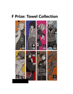 Surtido toallas bandai 24 unidades naruto