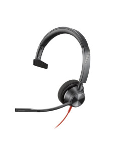 Auriculares poly monoaurales blackwire 3310 con