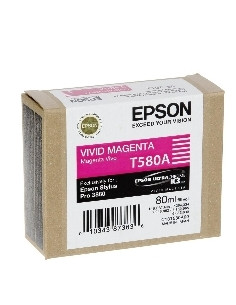 Cartucho tinta epson t580a magenta vivo