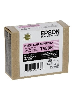 Cartucho tinta epson t580b magenta vivo