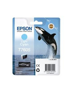Cartucho tinta epson t760540 cian claro