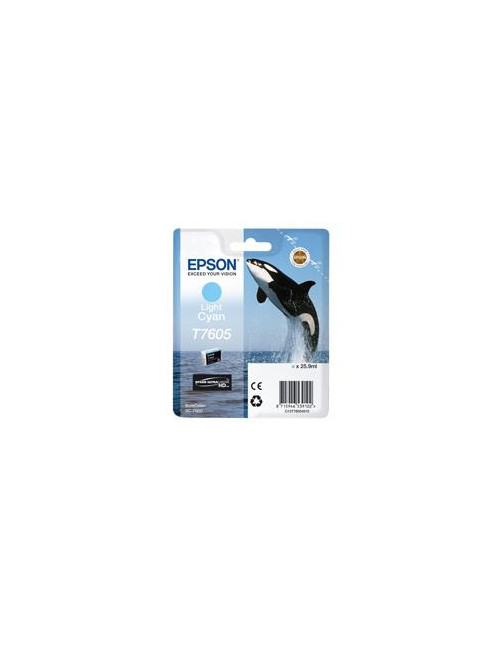 Cartucho tinta epson t760540 cian claro