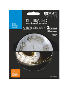 Kit tira led silver electronics 300