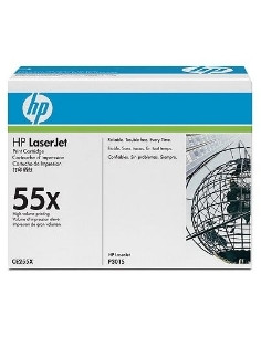 Toner hp 55x ce255x negro 12500