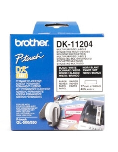 Etiquetas papel precortada brother dk11204 17